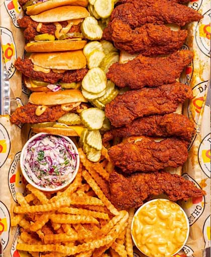 Dave's Hot Chicken Food Display